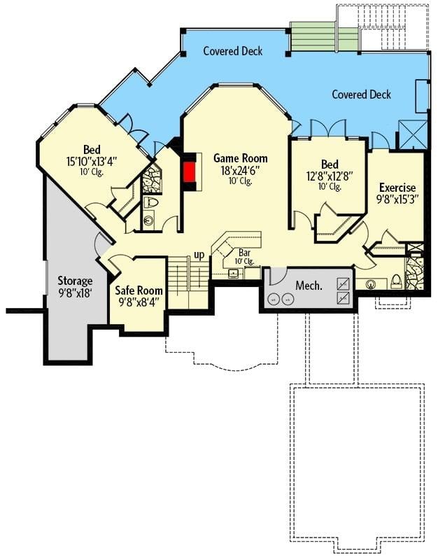 Explore the Versatile Game Room and Double Covered Decks