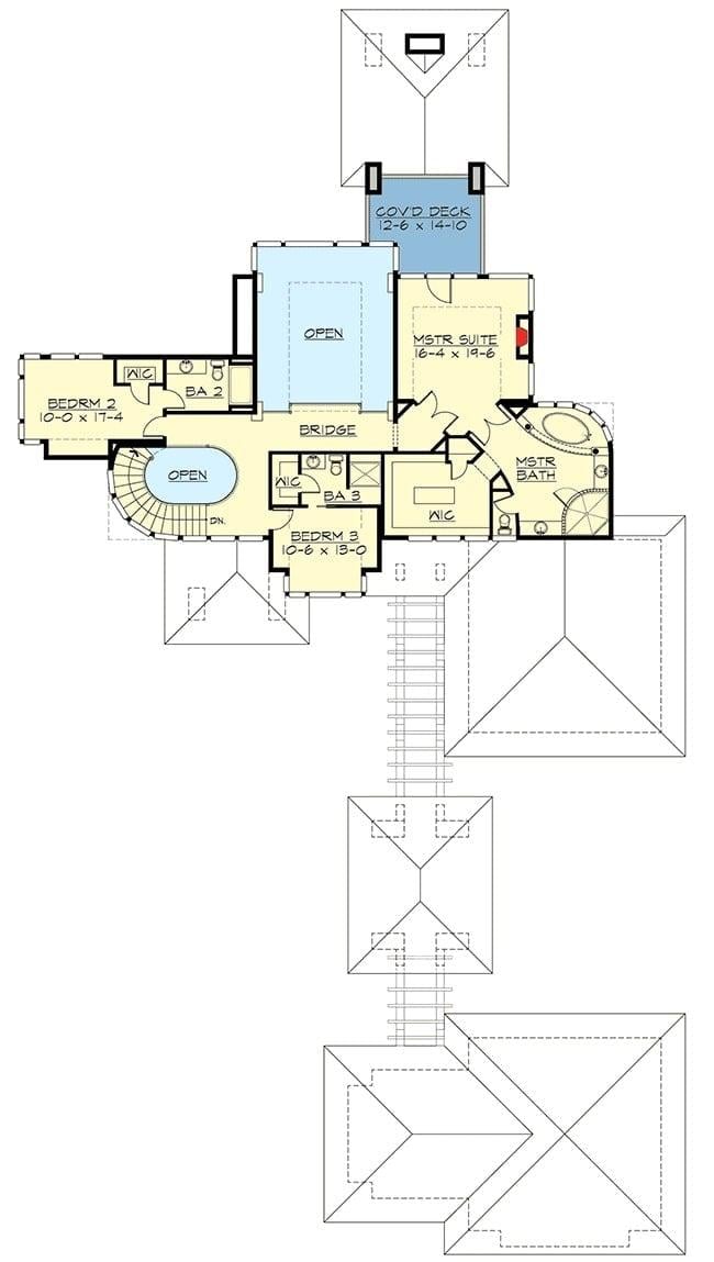 Explore This Upper-Level Floor Plan with a Cozy Covered Deck