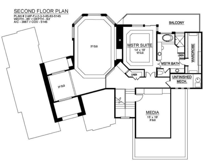 Exploring the Second Floor: Master Suite with Balcony Retreat