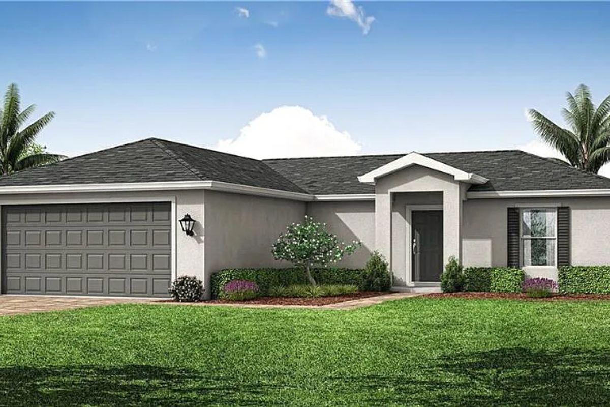 Classic Suburban Home with a Symmetrical Facade