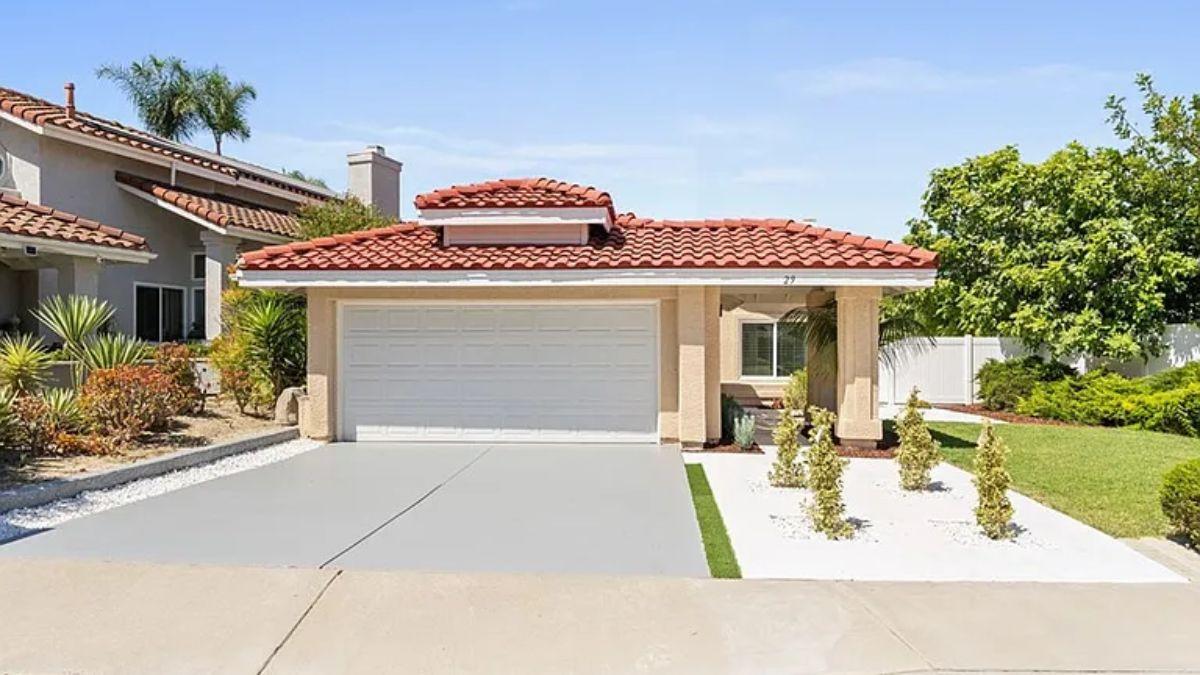 Check Out the Distinctive Red Tile Roof on This Home