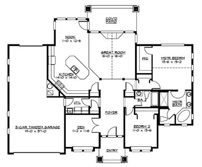 Explore the Open Layout with a Central Great Room