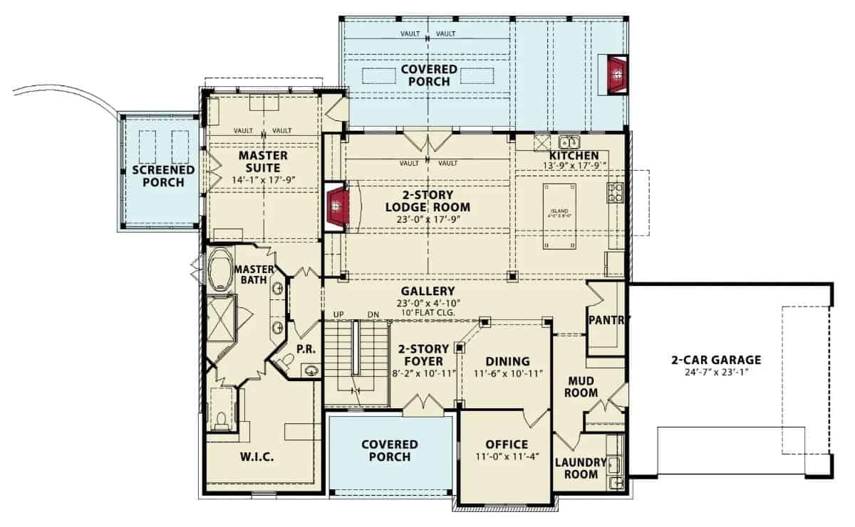 Explore the Spacious Flow of This Open-Concept Floor Plan