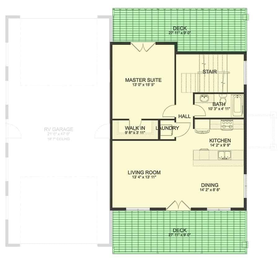Explore This Thoughtfully Designed Floor Plan with Dual Decks