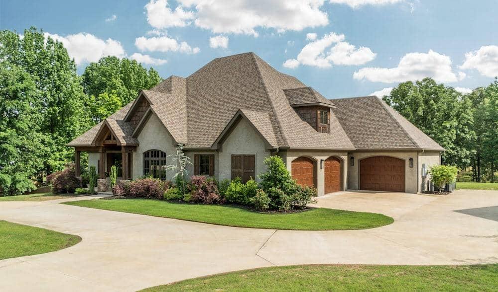 Notice the Charming Rooflines of This Country Estate