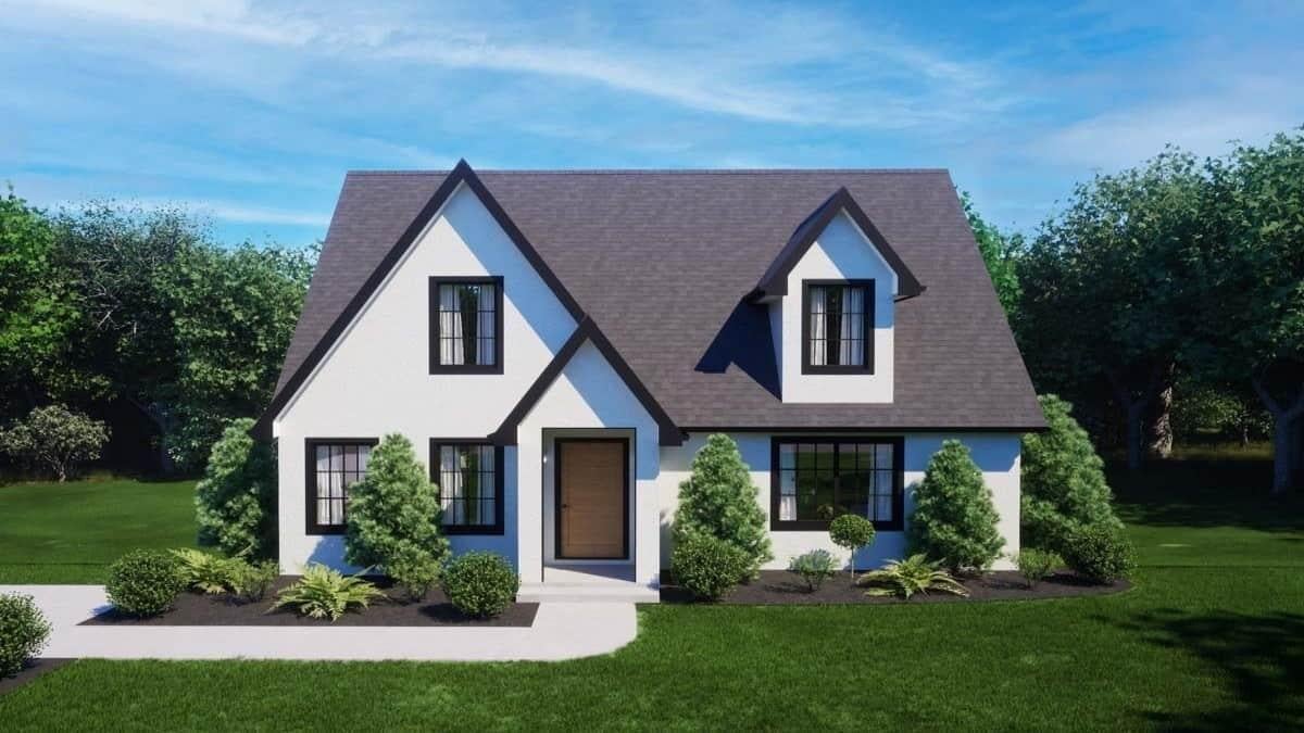 Classic Gable Roof Design with Charming Dormer Windows