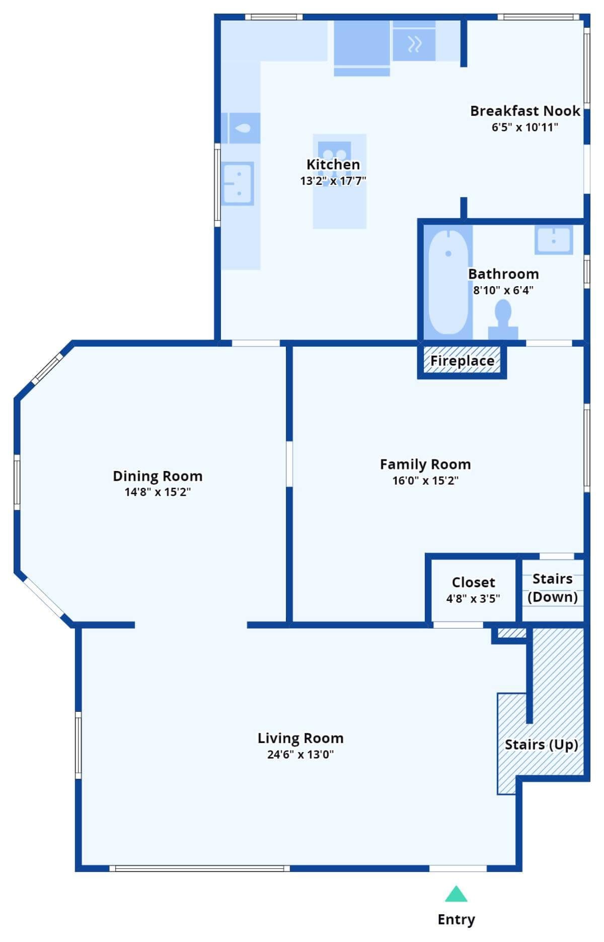 Explore the Flow of This Open-Concept Floor Plan