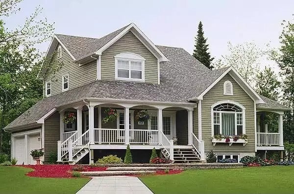 The Grange 3-Bedroom Country-Style Home for a Corner Lot with Balcony (Floor Plan)