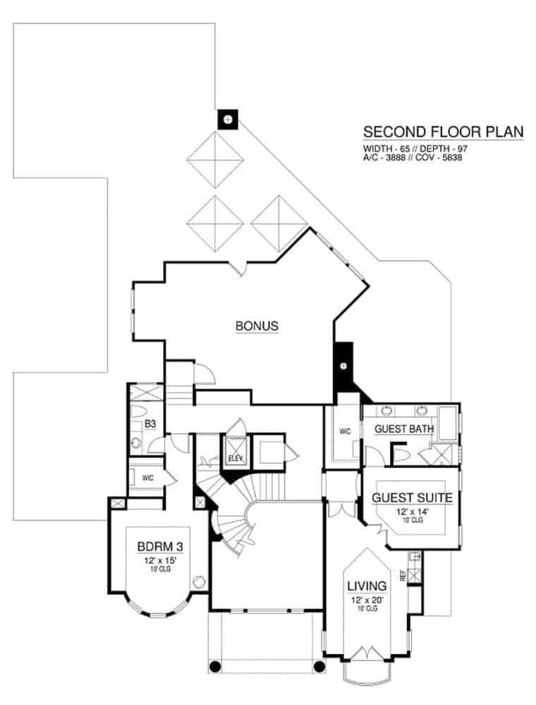 Explore the Spacious Bonus Room on the Second Floor