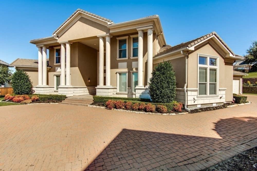 Grand Entrance with Majestic Pillars