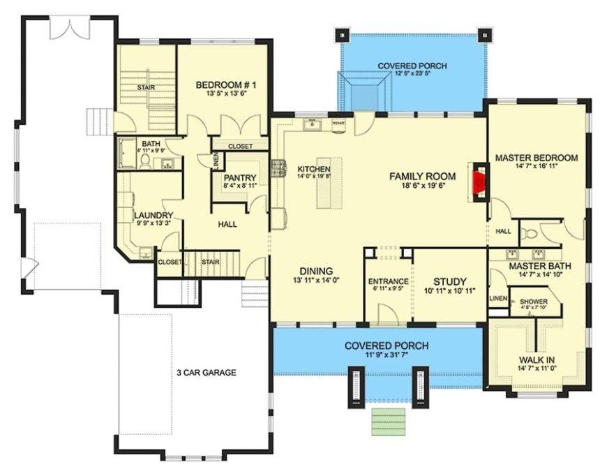 Explore the Thoughtfully Designed Open Floor Plan with a Spacious Family Room