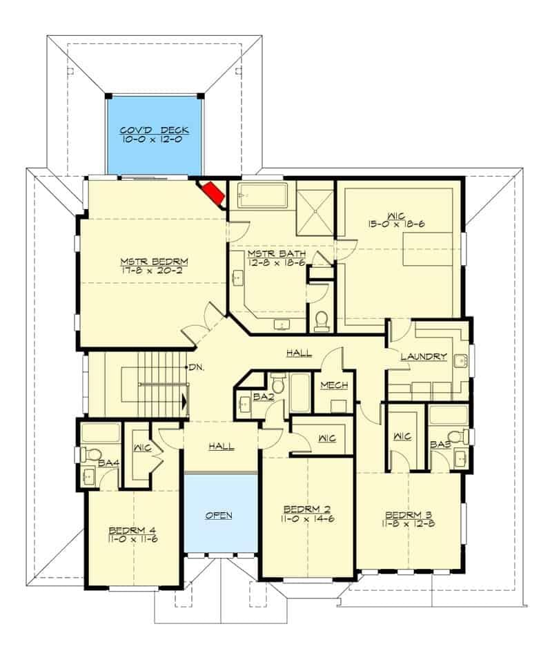 Explore the Smart Layout of This Four-Bedroom Home