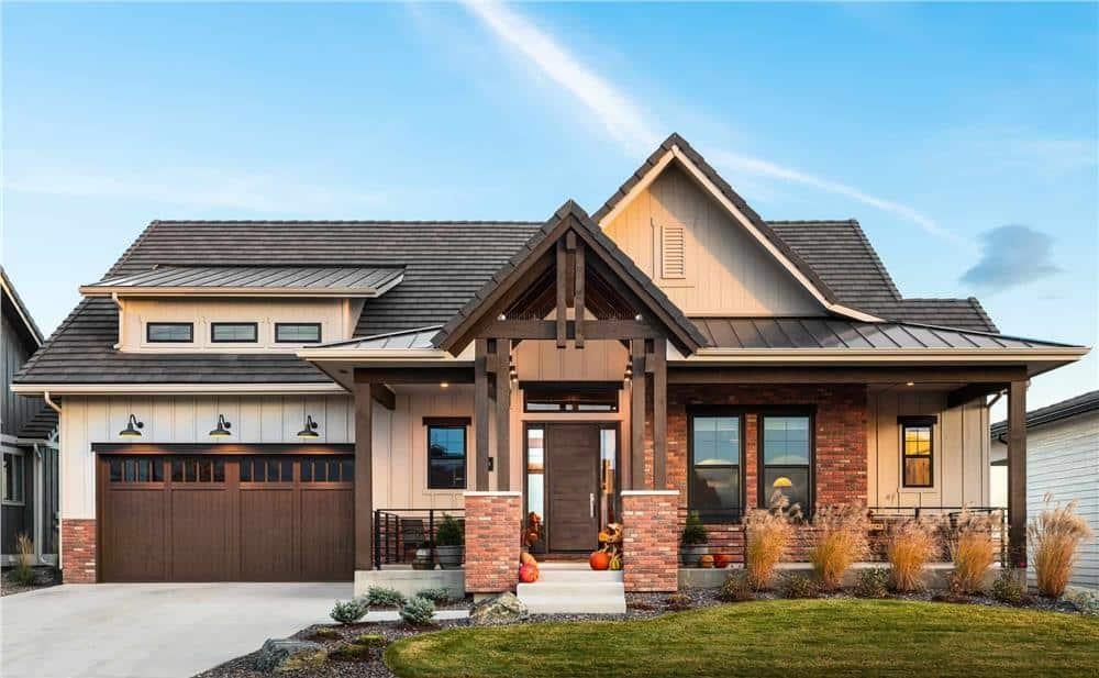 Modern Craftsman Home with a Striking Gabled Entryway