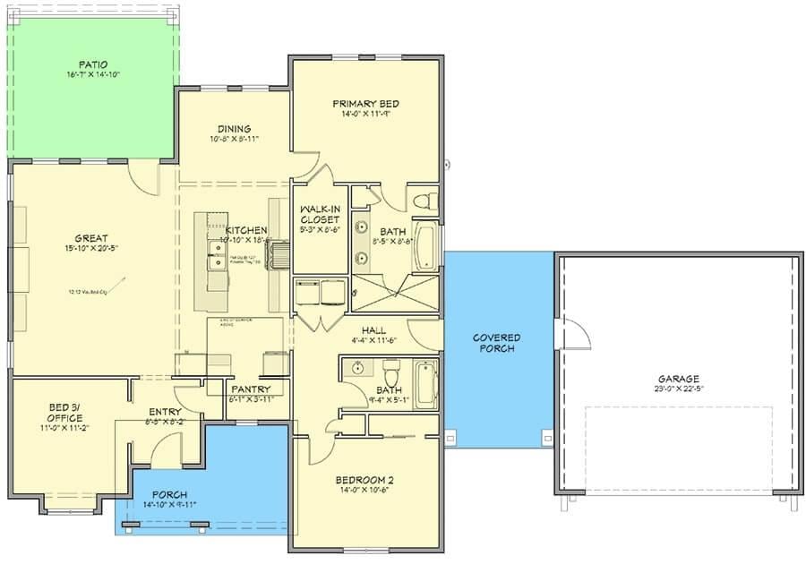 Exploring This Open-Concept Layout with a Handy Walk-In Closet