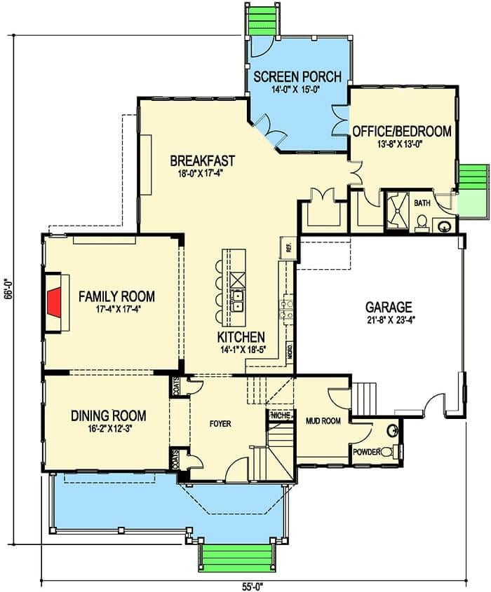 Explore This Spacious Layout with a Screen Porch Retreat