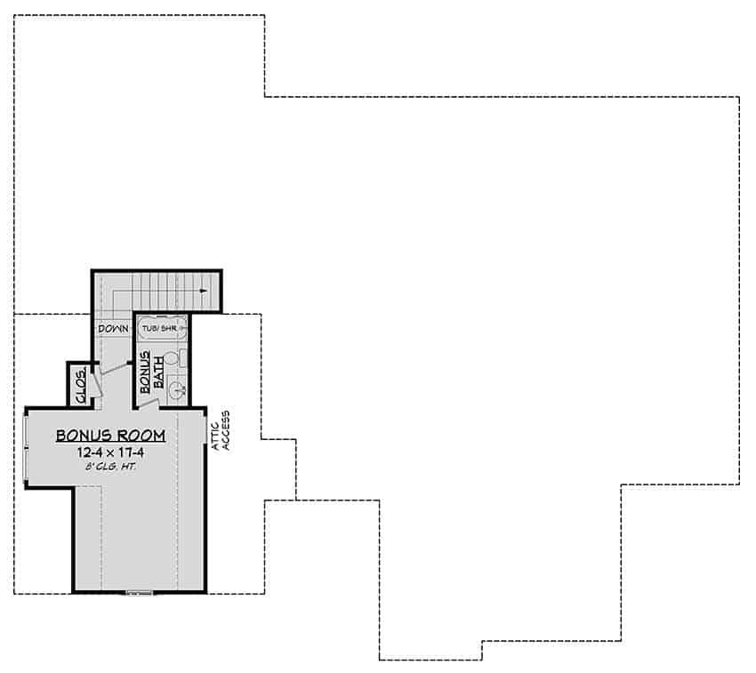 Explore the Versatile Bonus Room with Attic Access