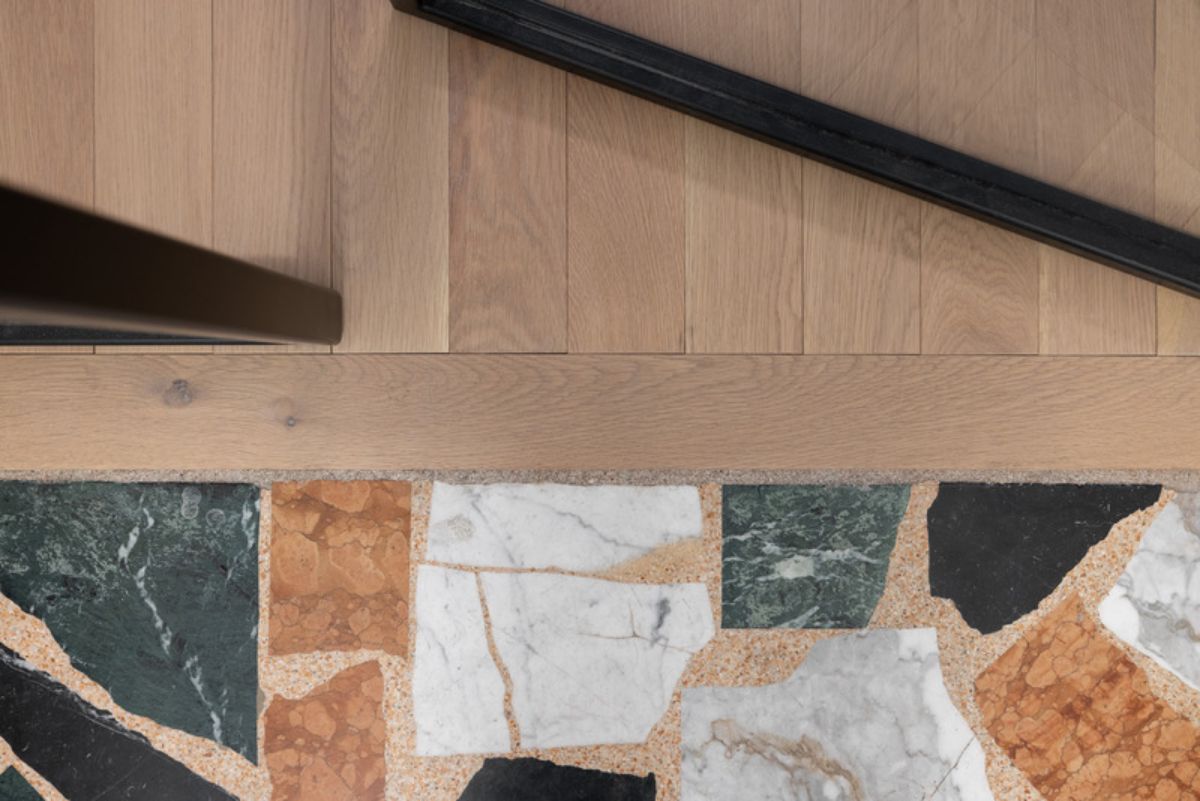 Wooden tile floors