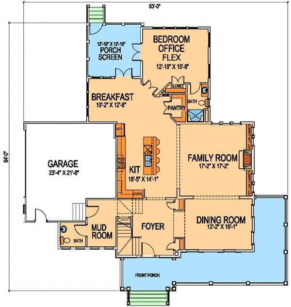 Explore This Thoughtfully Designed Floor Plan with Flex Space