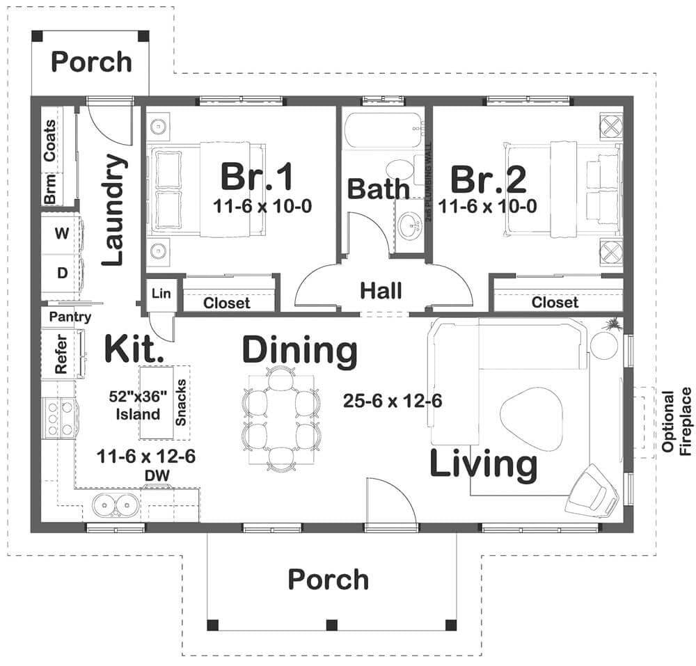 Explore This Thoughtfully Designed Open-Concept Layout