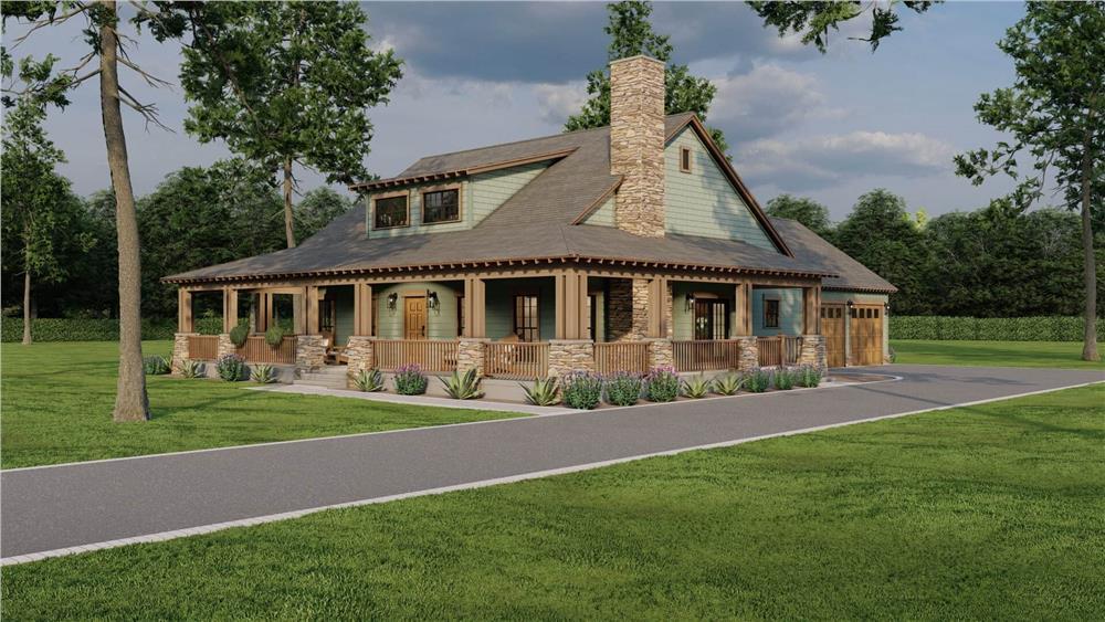 Charming Wraparound Porch on this Craftsman-Style Home