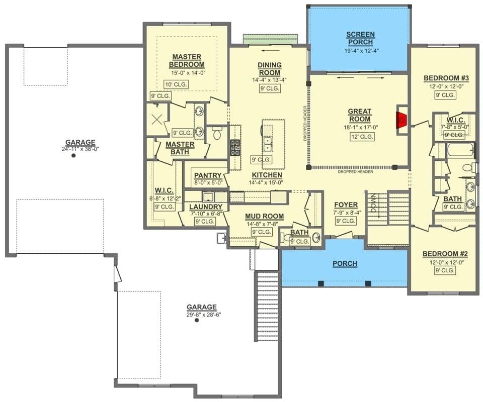 Explore the Spacious Layout and Dual Garage Access