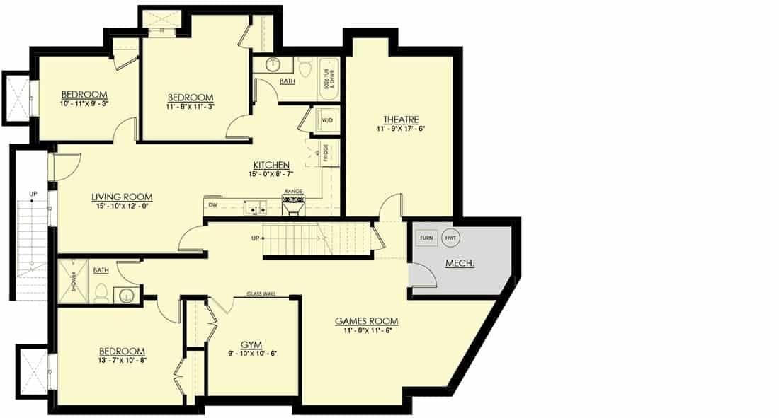 Explore the Lower Level with Game Room and Theater