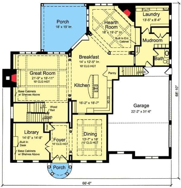 Explore This Thoughtful Floor Plan with a Cozy Hearth Room