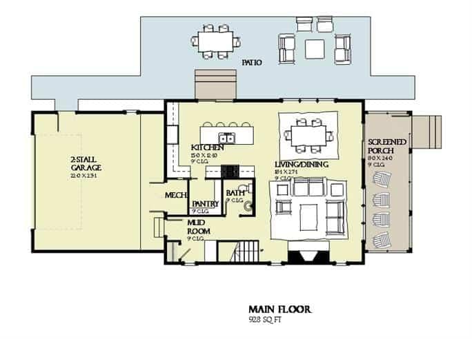 Functional Main Floor Layout with Spacious Patio Access
