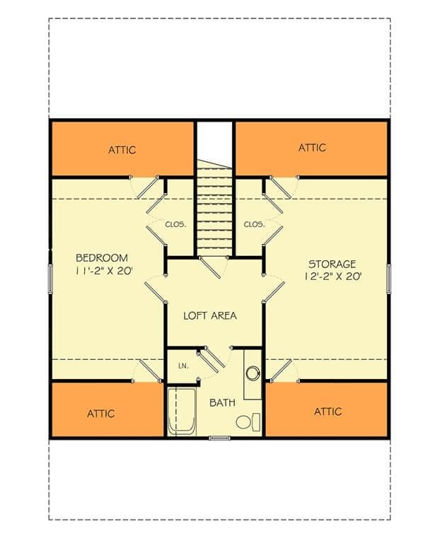 Explore the Versatile Loft Area in This Floor Plan