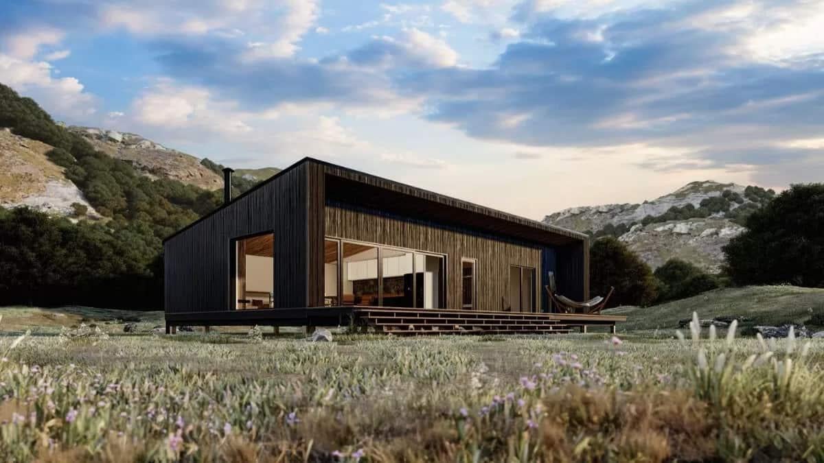 Contemporary Cabin with Panoramic Views