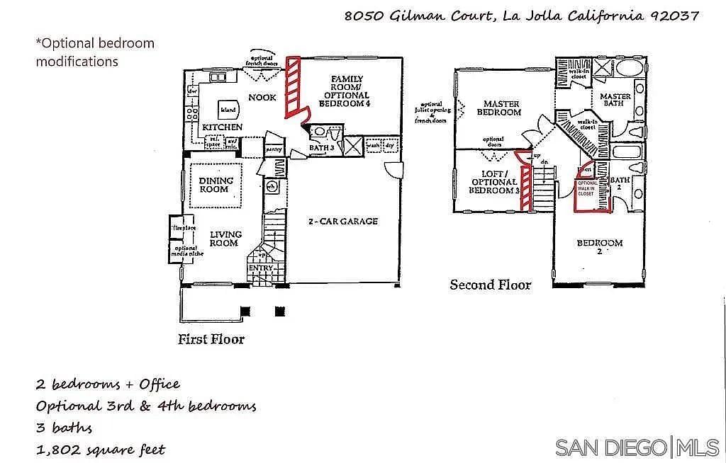 Exploring Versatile Living Spaces in This Two-Story Floorplan