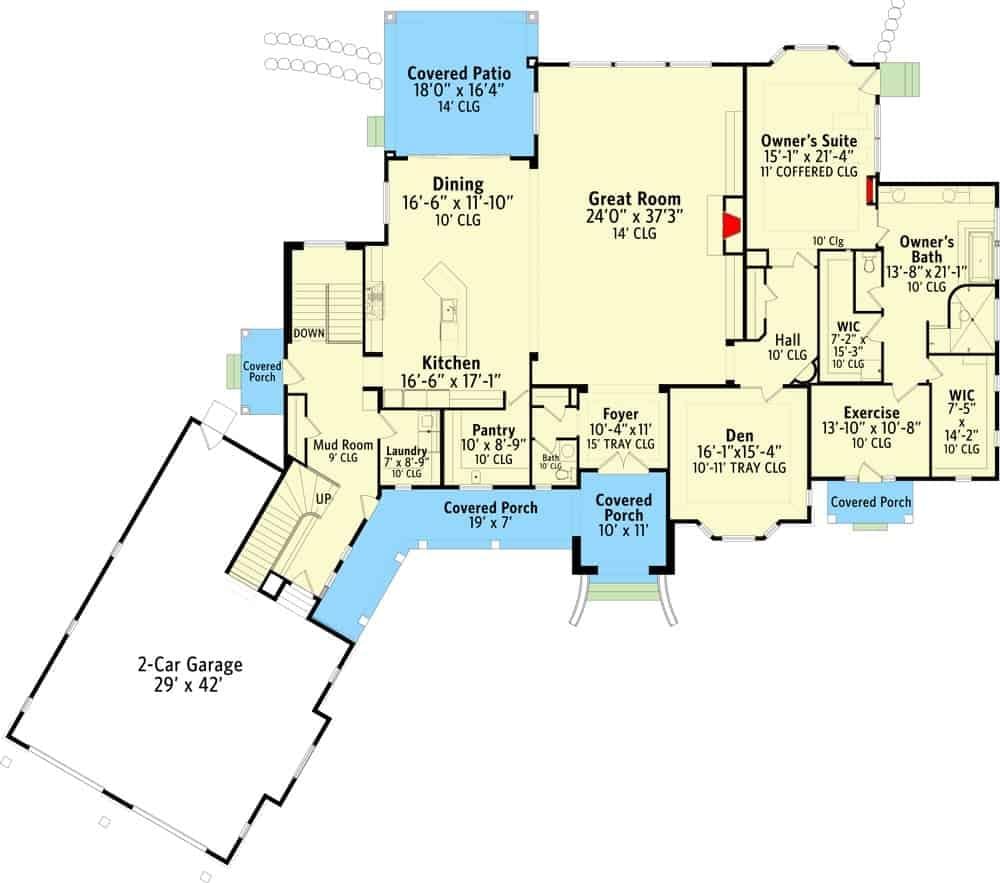 Explore the Spacious Multi-Functional Great Room in This Floor Plan