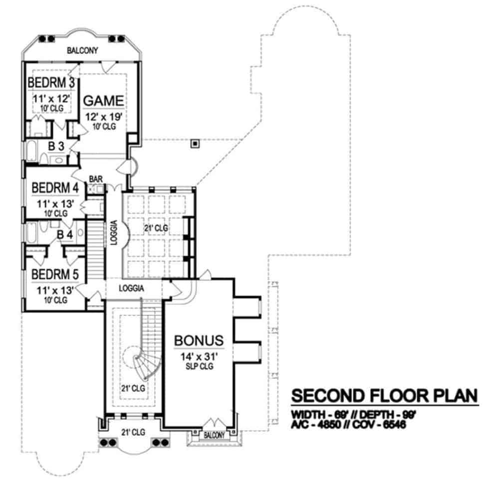 Explore the Versatile Bonus Room on the Second Floor