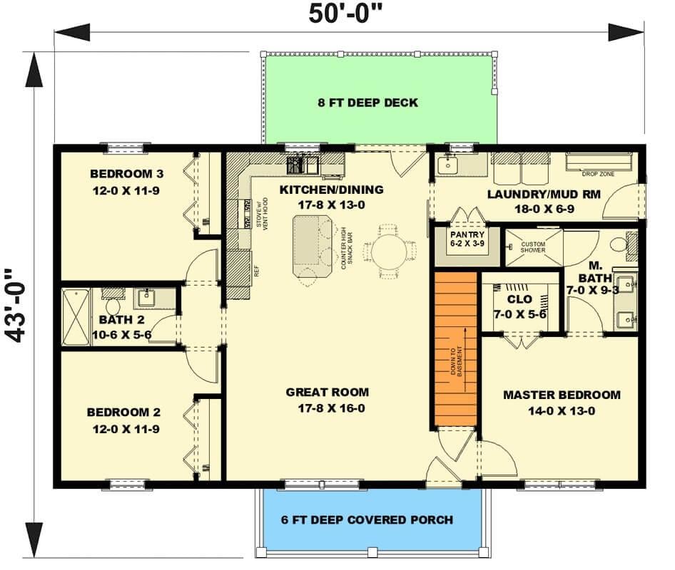 Explore the Efficient Layout of This Spacious Home