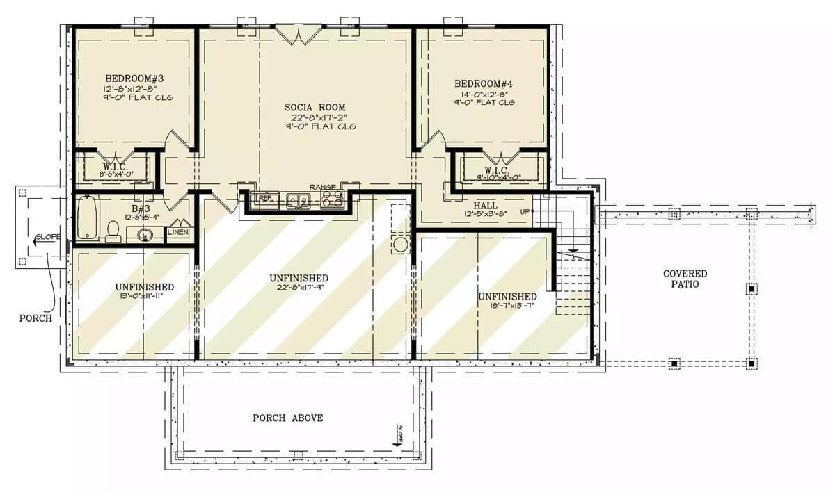Explore the Versatile Lower Level with Unfinished Spaces