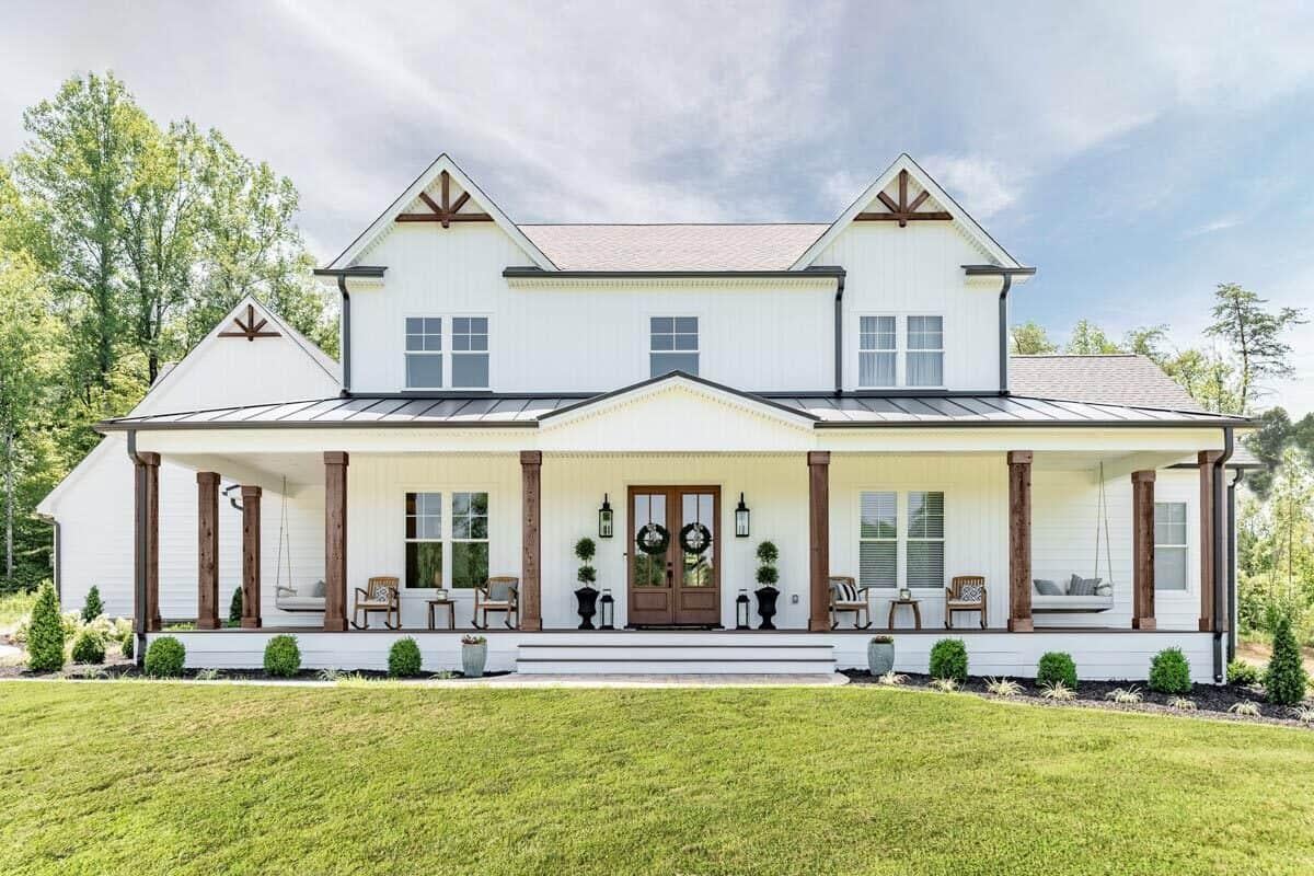Classic Farmhouse with Inviting Wraparound Porch