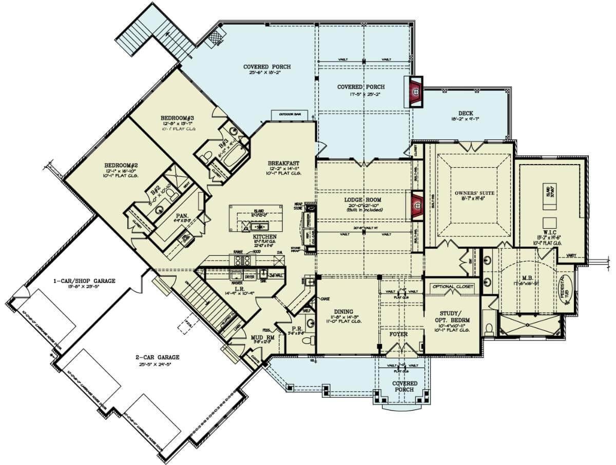 Explore the Functional Flow of This Spacious Floor Plan