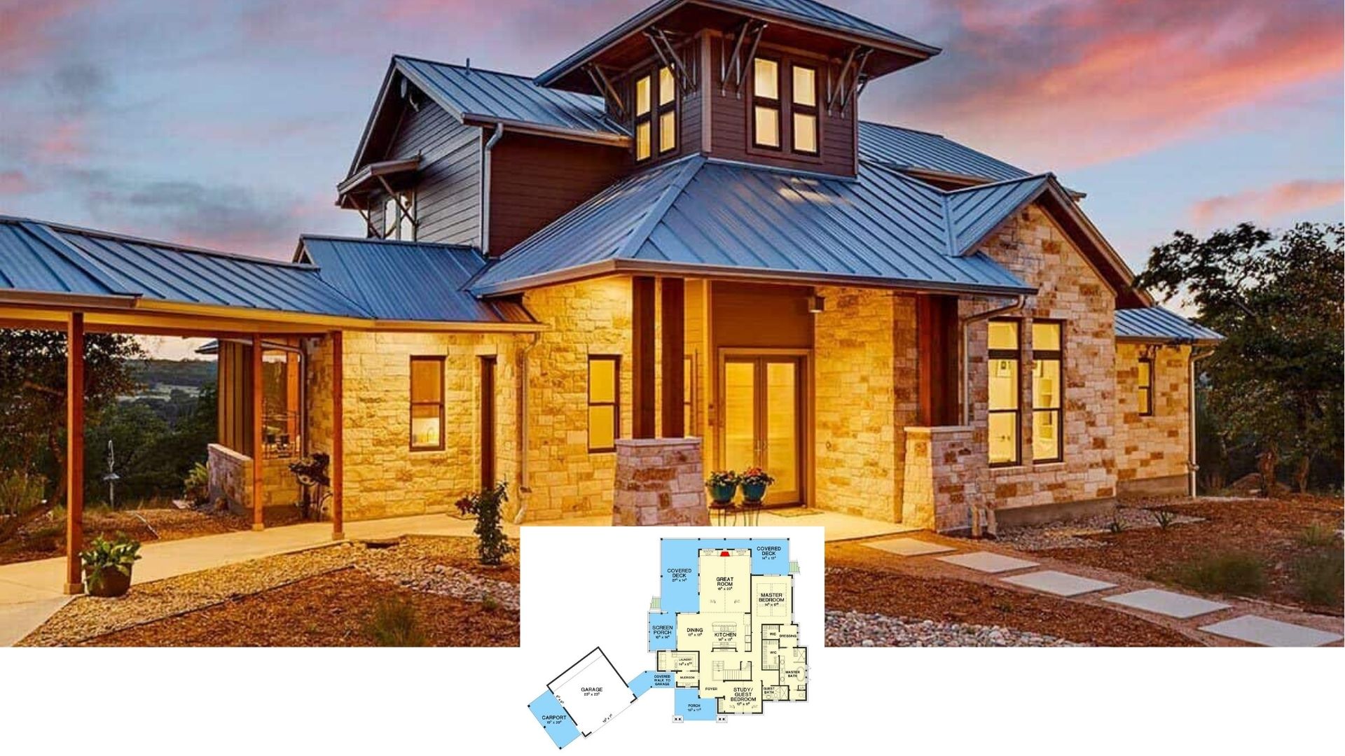 10 Outstanding Rustic House Plans with 3-Bedrooms
