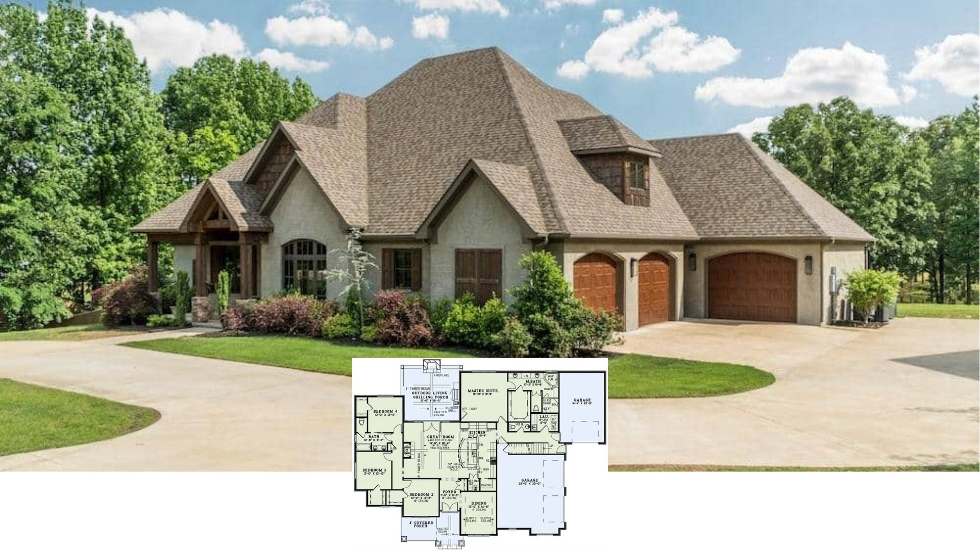 10 of the Finest European-Style Inspired House Plans