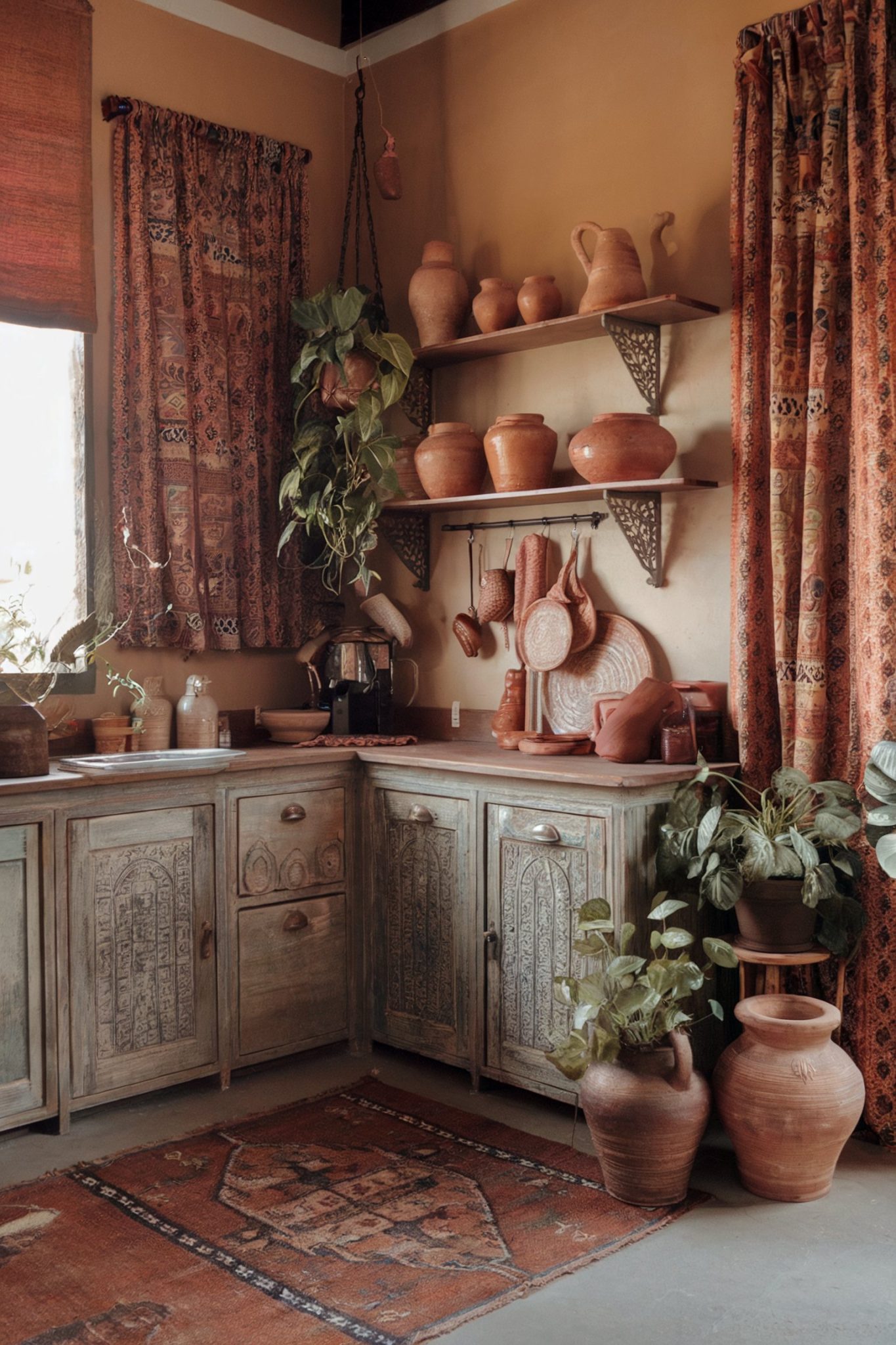 Create a Warm Vibe with These 13 Earthy Kitchen Designs