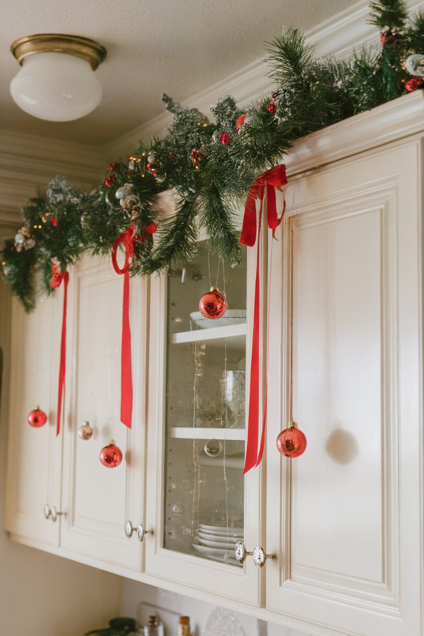 Give Your Kitchen Cabinets a Holiday Makeover with These 14 Creative