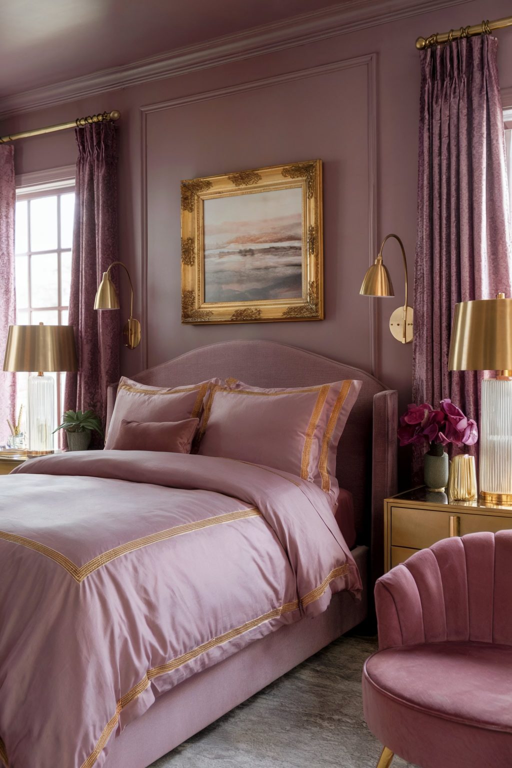 Revitalize Your Bedroom with These 15 Mauve Color Ideas