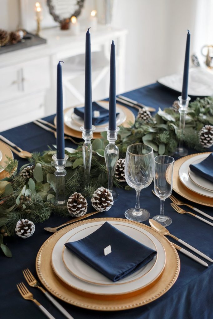 Celebrate the Season in Style with These 13 Navy Blue Christmas Decor Ideas