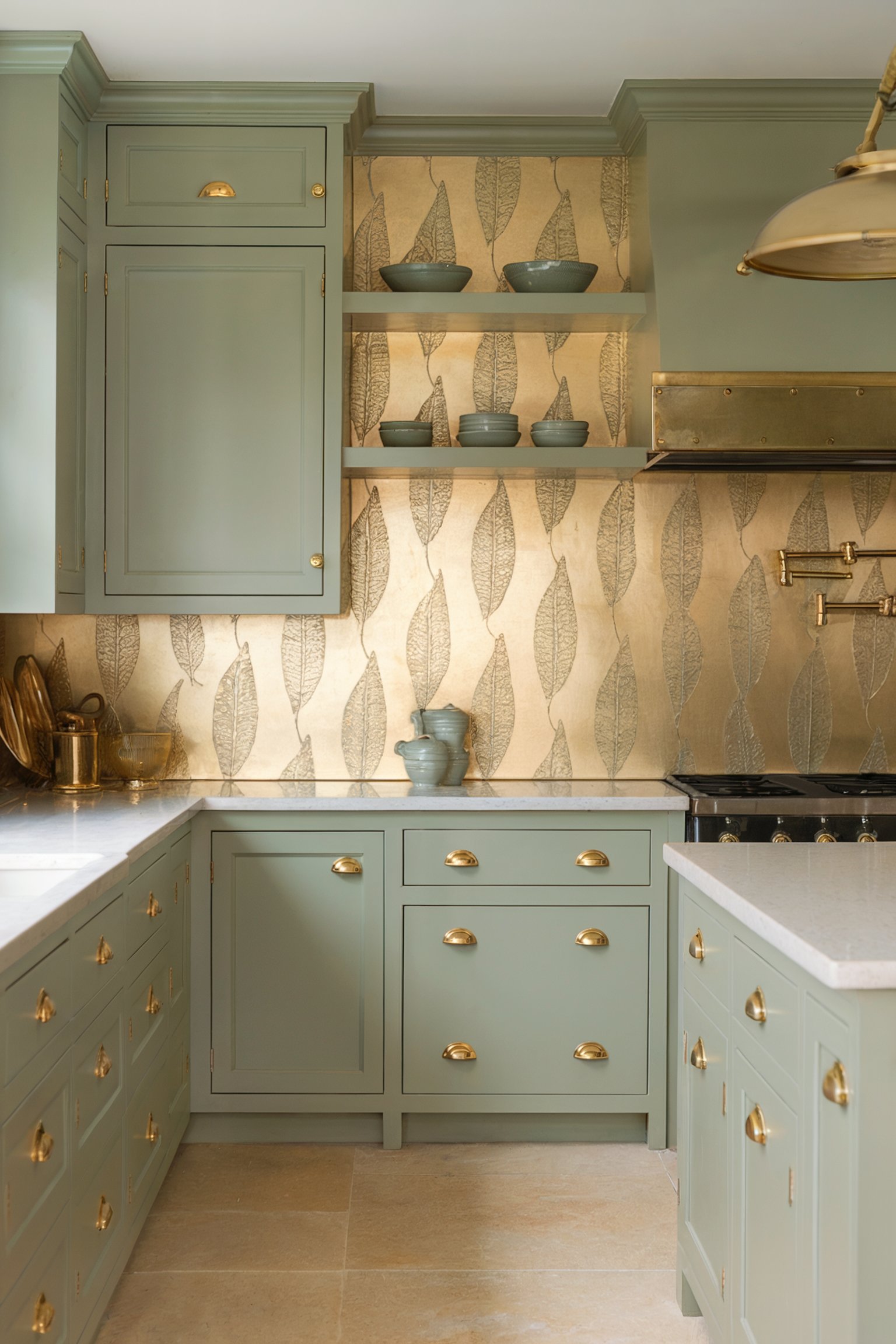 Add a Touch of Nature to Your Kitchen: 14 Sage Green Ideas