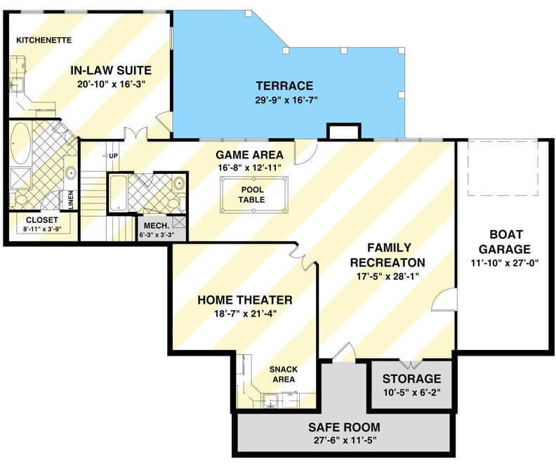 Lower Level Floor Plan