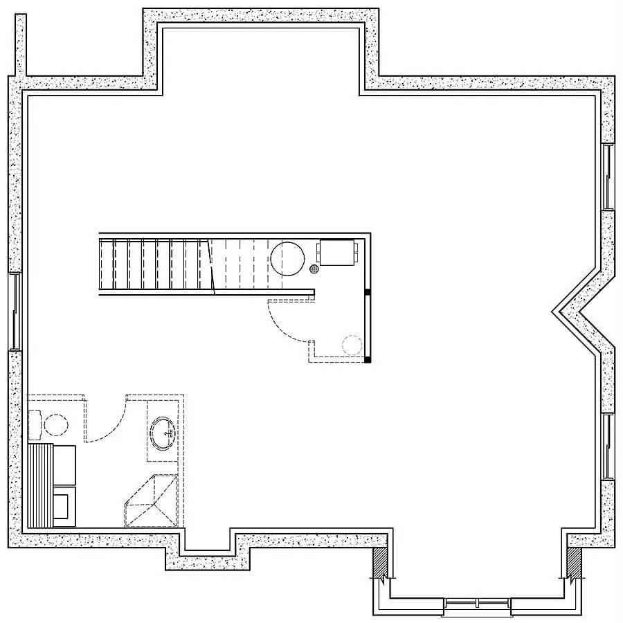 Lower Level Floor Plan