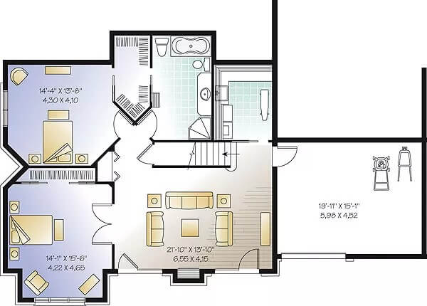 Lower Level Floor Plan