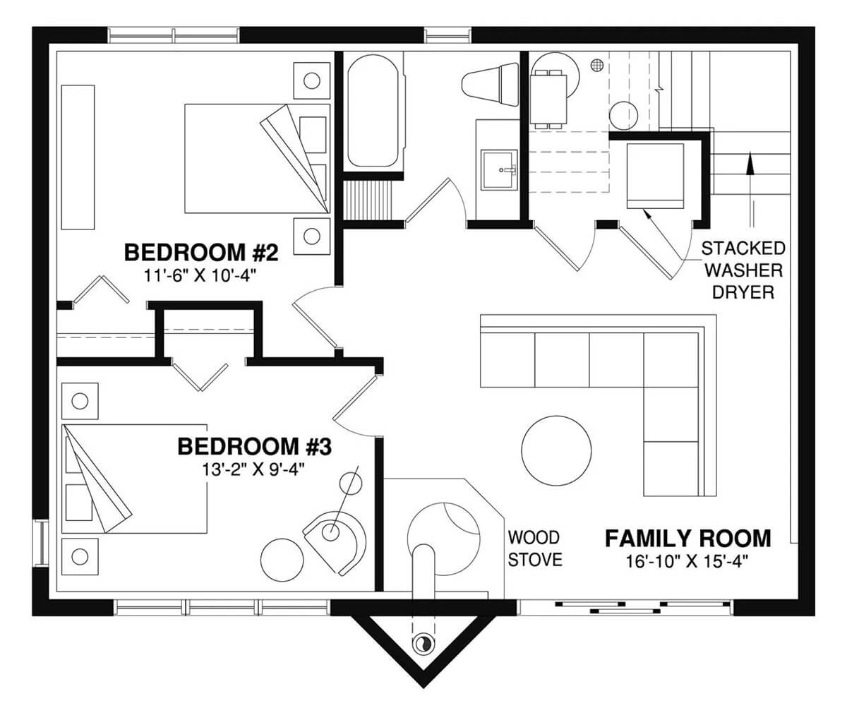 Lower Level Floor Plan