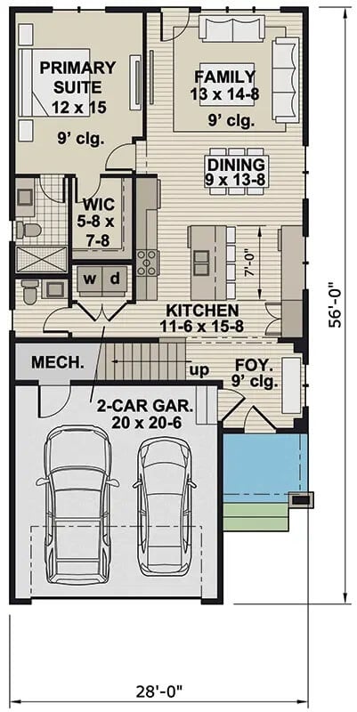 Main Level Floor Plan