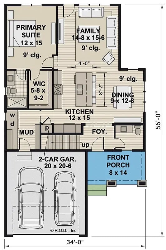 Main Level Floor Plan